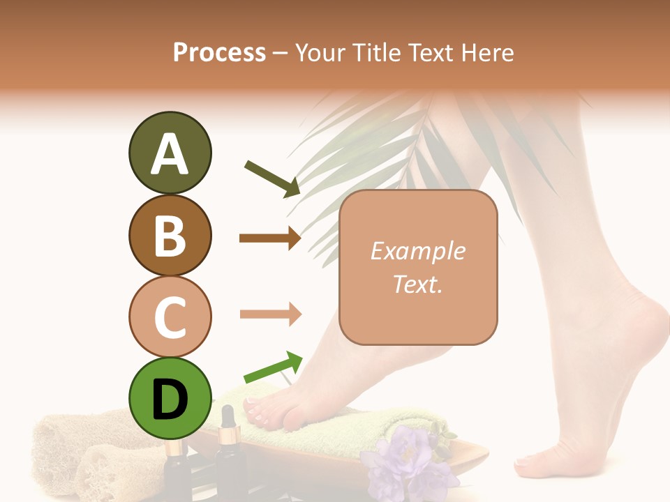 Femininity Flower Leisure PowerPoint Template