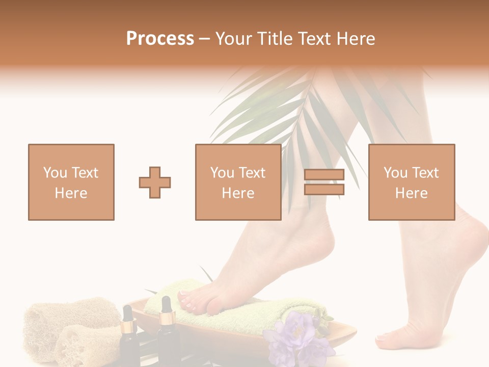 Femininity Flower Leisure PowerPoint Template