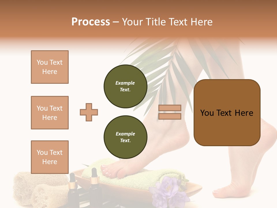 Femininity Flower Leisure PowerPoint Template
