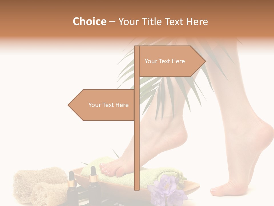 Femininity Flower Leisure PowerPoint Template