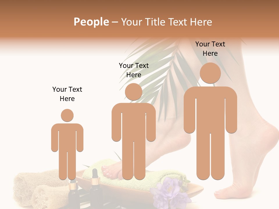 Femininity Flower Leisure PowerPoint Template