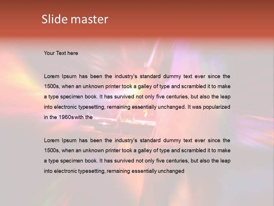 Electronics Club Mixing PowerPoint Template