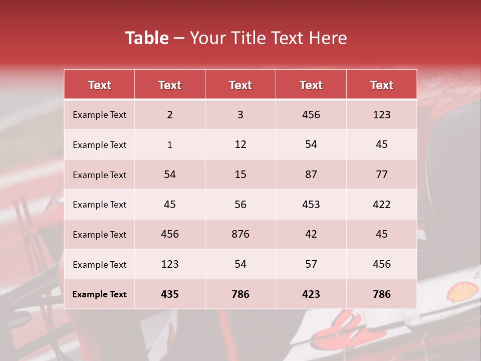 Massa Circuit Action PowerPoint Template