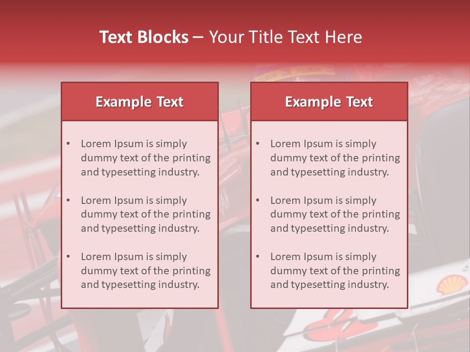 Massa Circuit Action PowerPoint Template