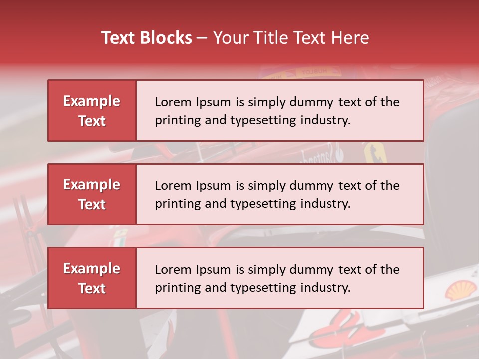 Massa Circuit Action PowerPoint Template
