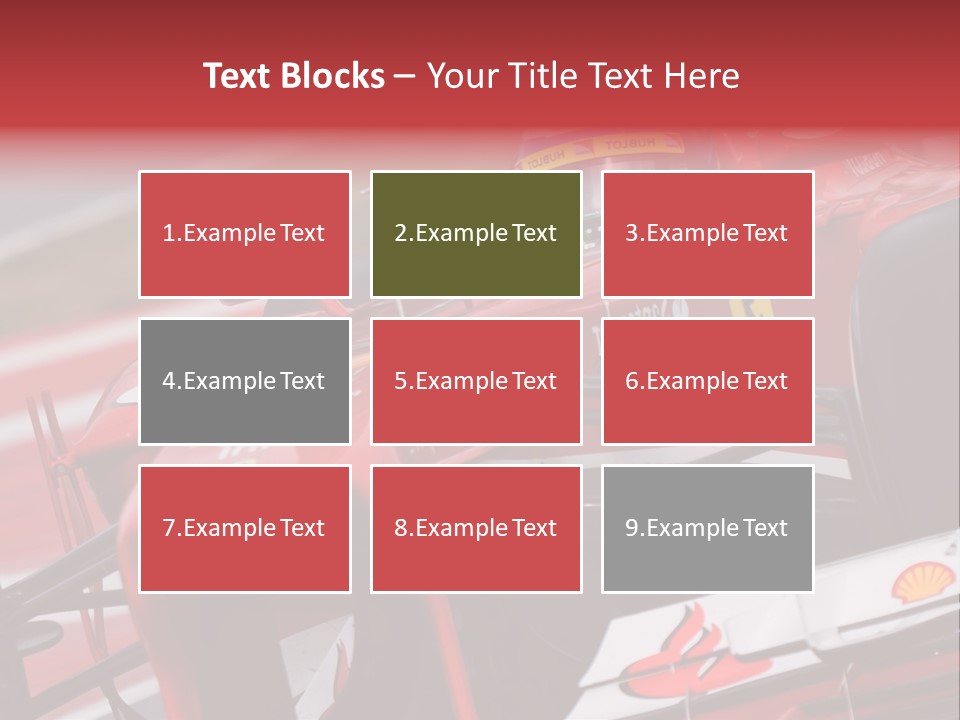 Massa Circuit Action PowerPoint Template