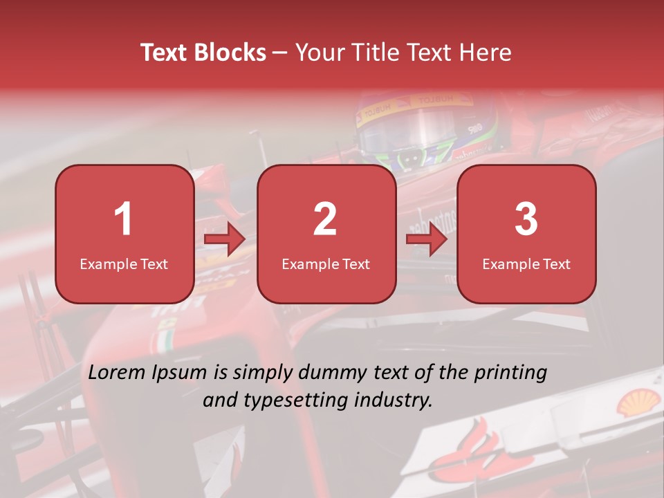 Massa Circuit Action PowerPoint Template