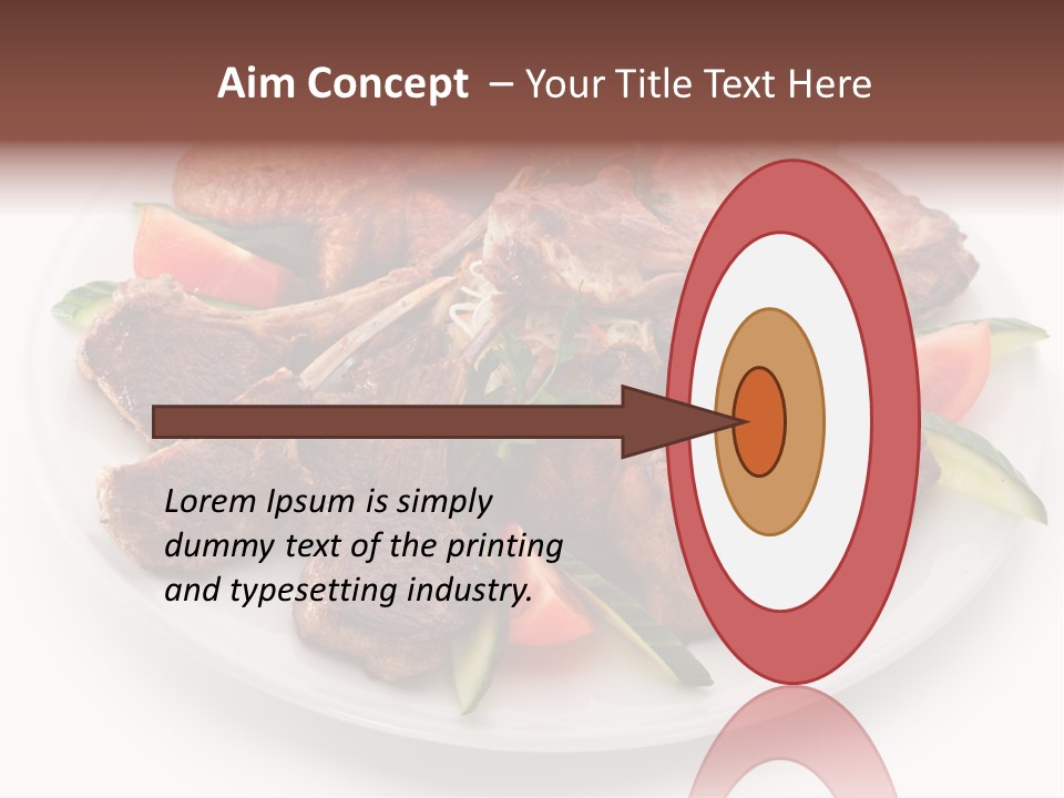 Meditation Reflection Water PowerPoint Template