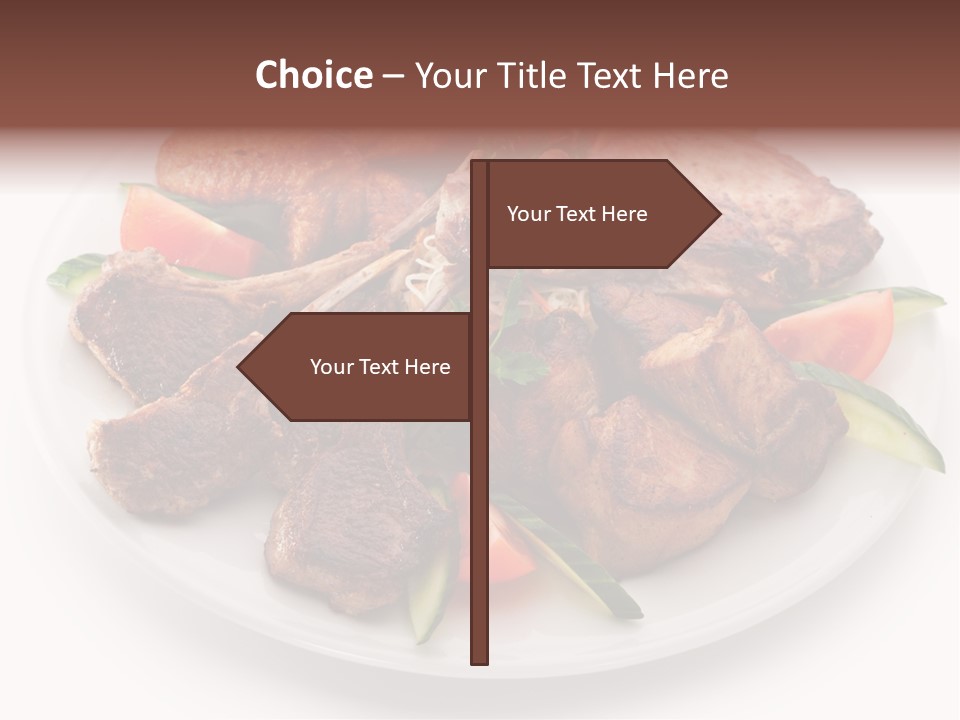 Meditation Reflection Water PowerPoint Template