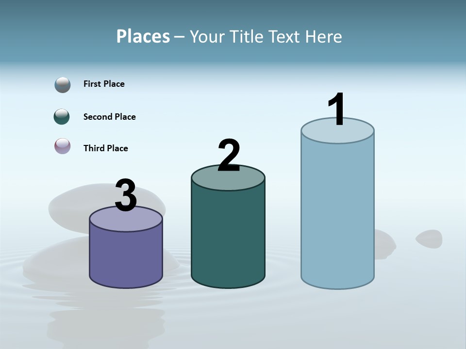 Meditation Reflection Water PowerPoint Template