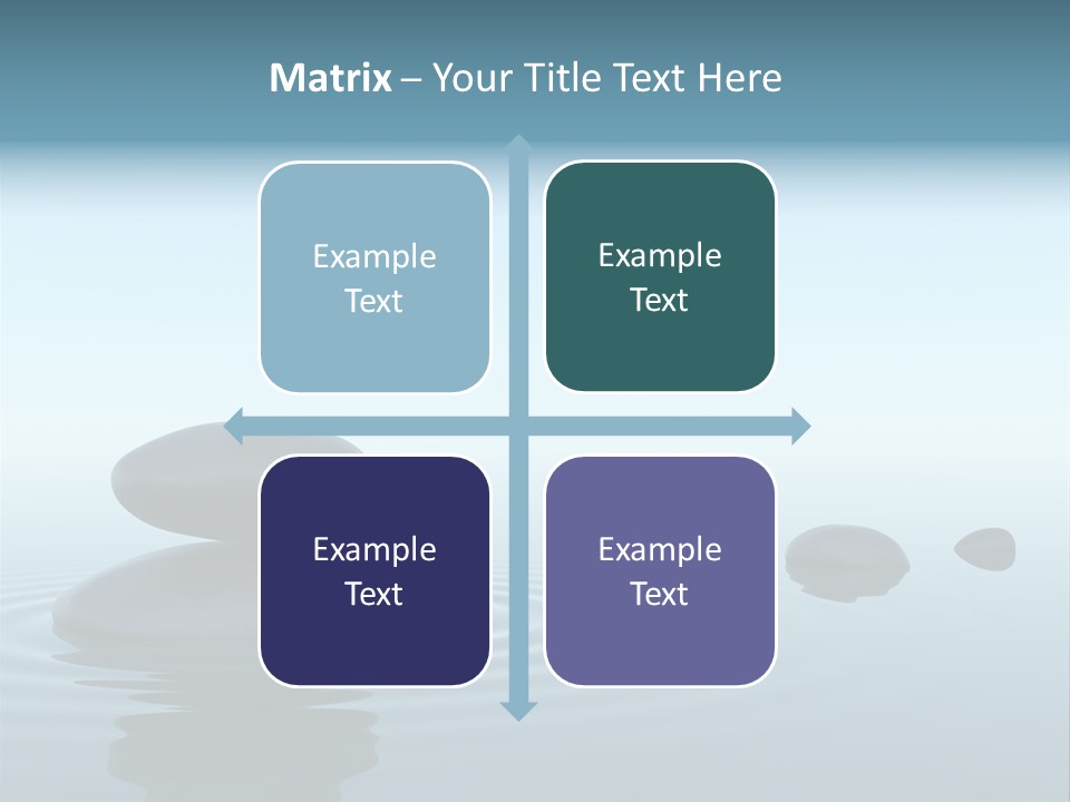 Meditation Reflection Water PowerPoint Template