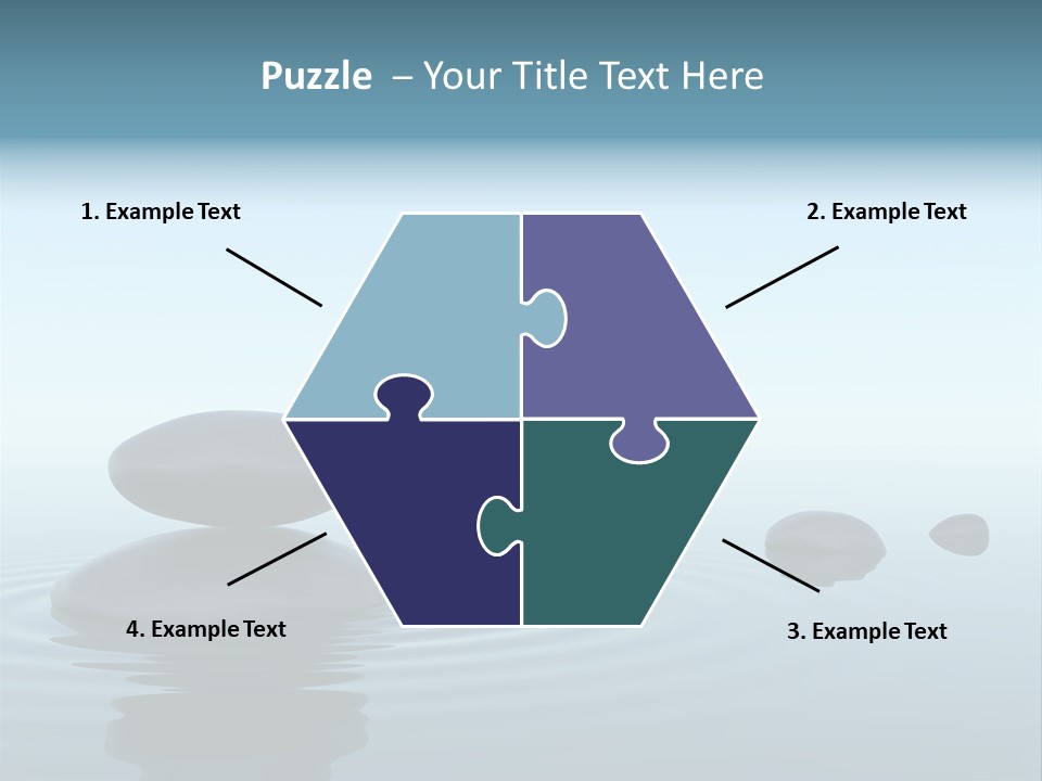 Meditation Reflection Water PowerPoint Template