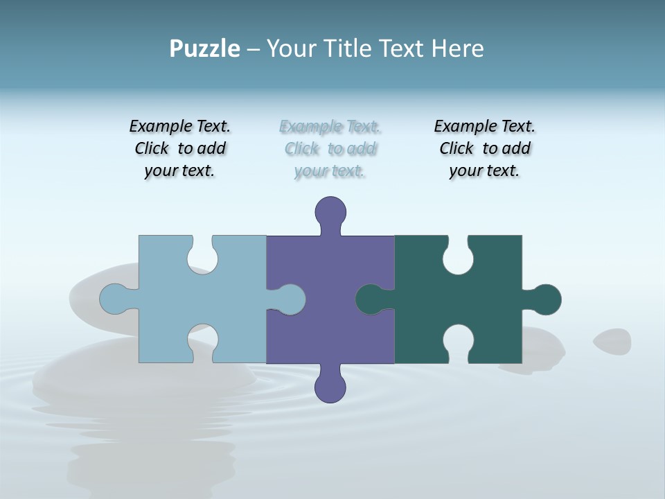 Meditation Reflection Water PowerPoint Template