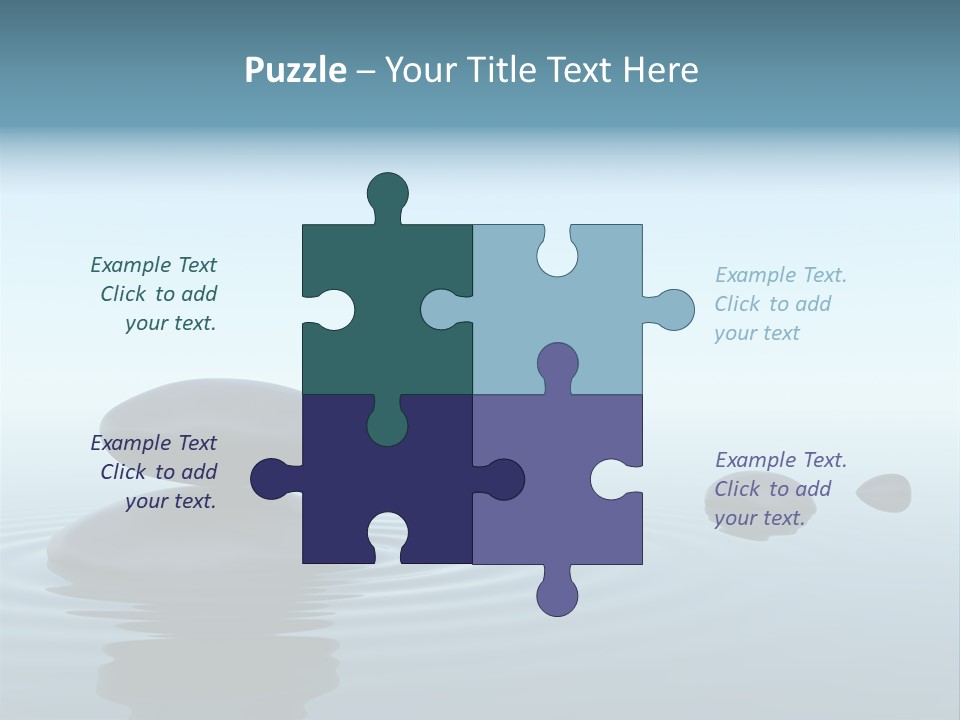 Meditation Reflection Water PowerPoint Template