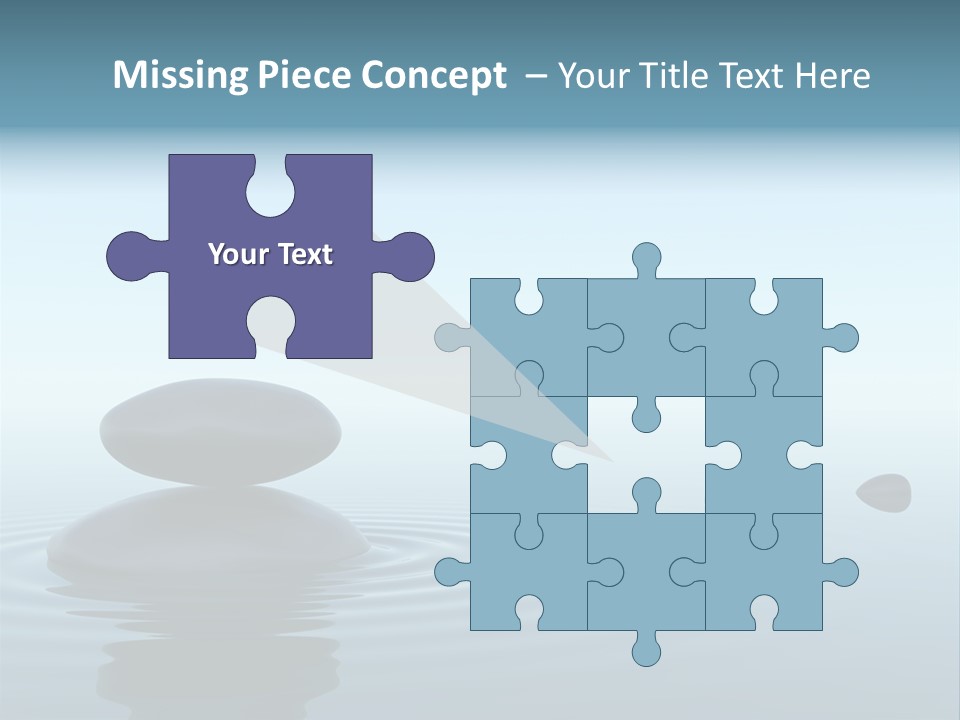 Meditation Reflection Water PowerPoint Template