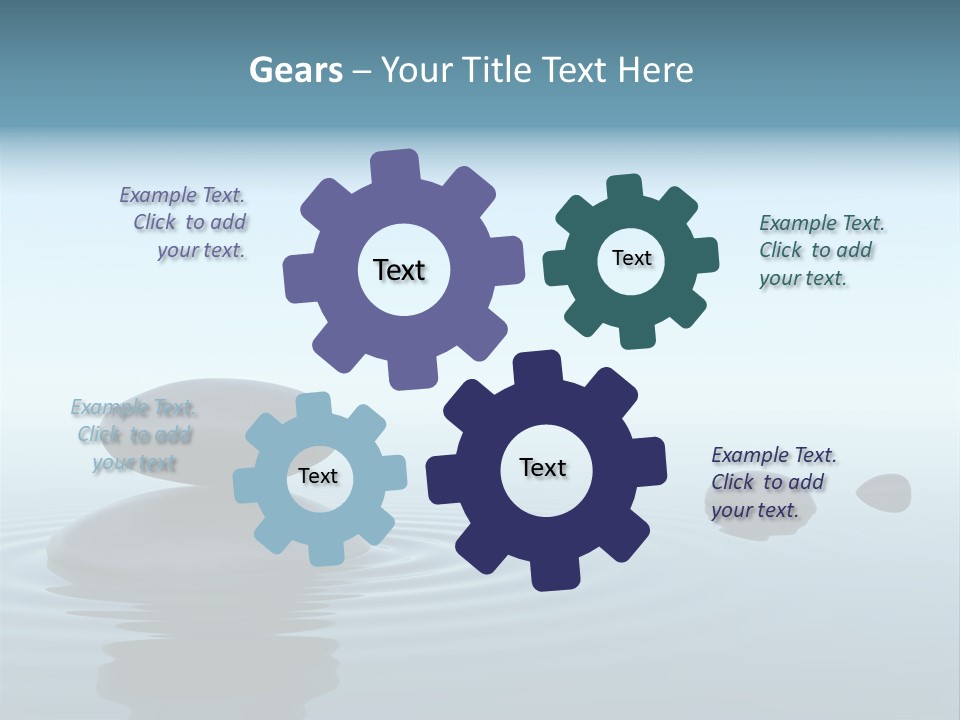 Meditation Reflection Water PowerPoint Template