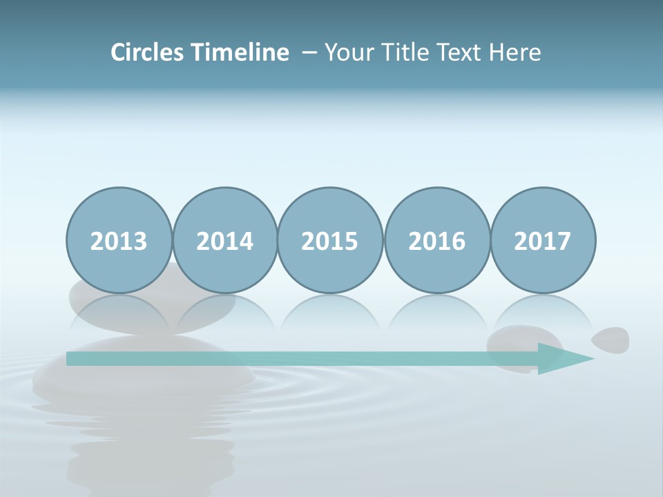 Meditation Reflection Water PowerPoint Template