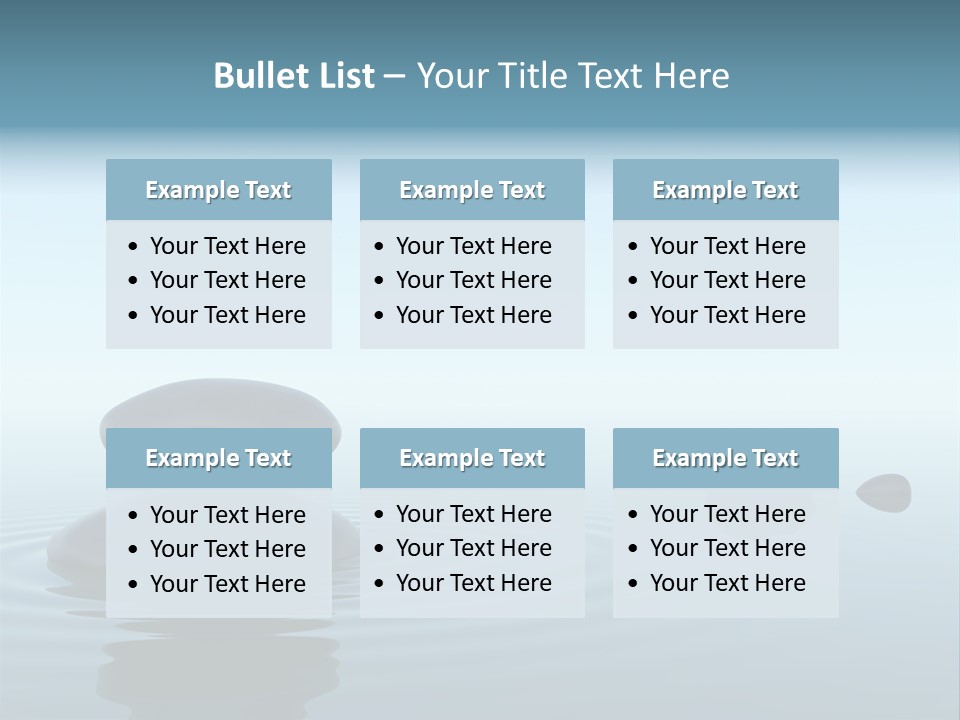 Meditation Reflection Water PowerPoint Template