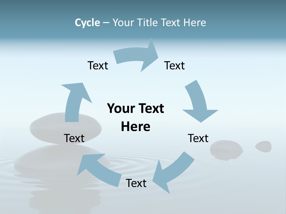 Meditation Reflection Water PowerPoint Template