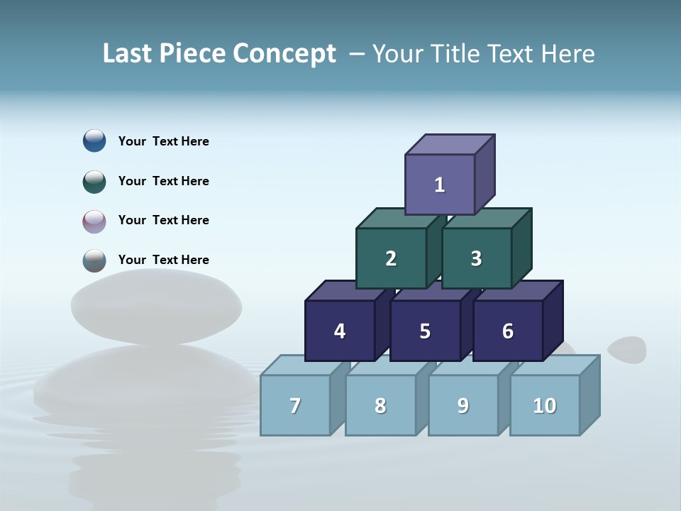 Meditation Reflection Water PowerPoint Template