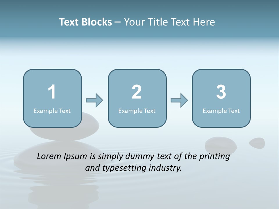 Meditation Reflection Water PowerPoint Template