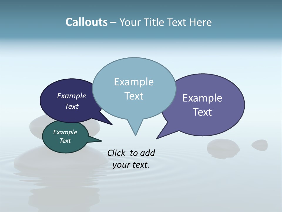 Meditation Reflection Water PowerPoint Template