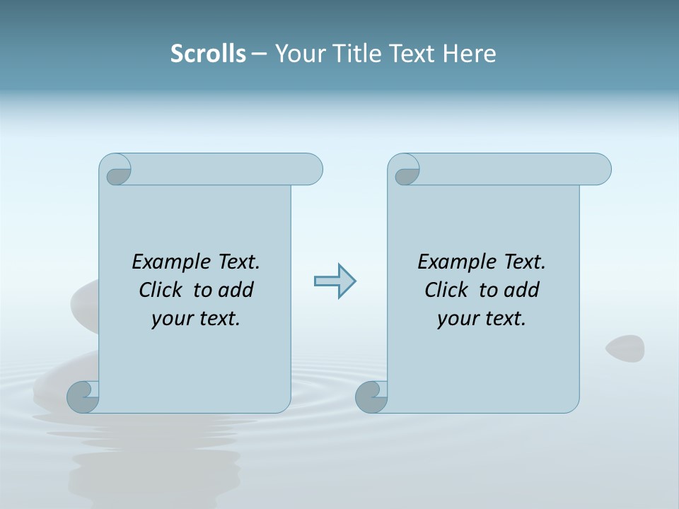 Meditation Reflection Water PowerPoint Template