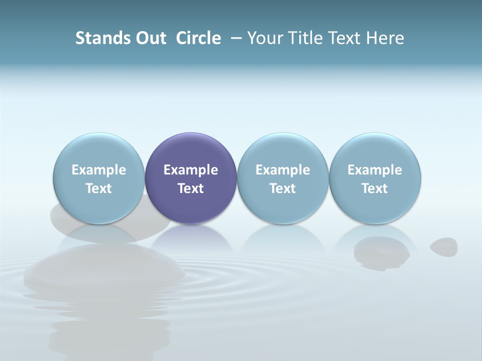 Meditation Reflection Water PowerPoint Template