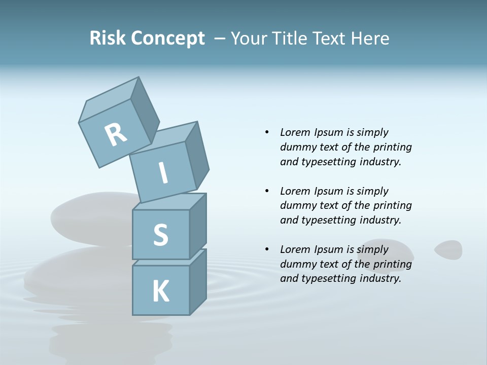 Meditation Reflection Water PowerPoint Template