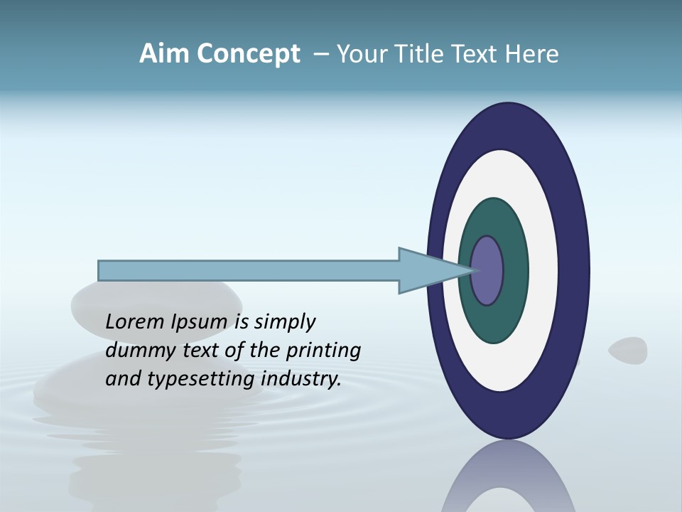 Meditation Reflection Water PowerPoint Template