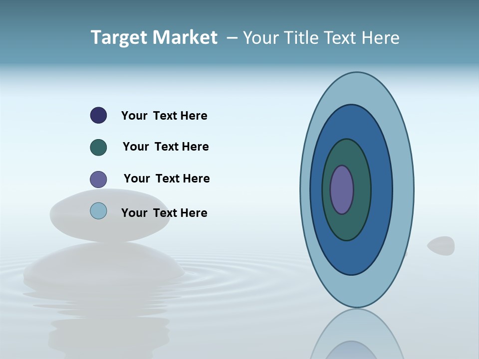 Meditation Reflection Water PowerPoint Template
