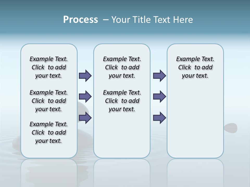 Meditation Reflection Water PowerPoint Template