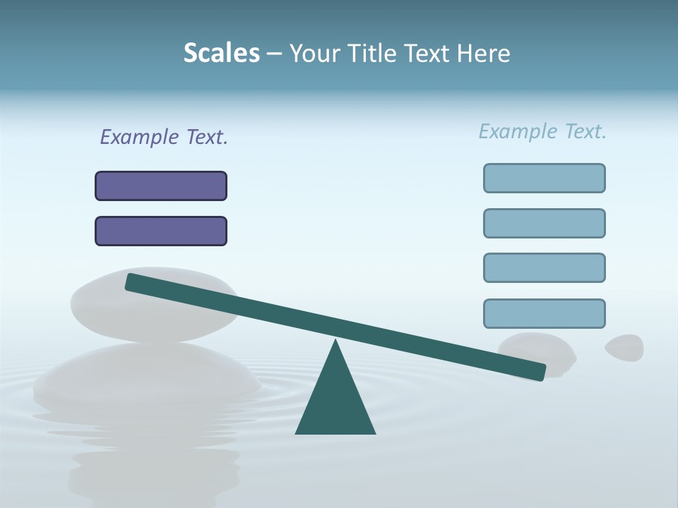Meditation Reflection Water PowerPoint Template