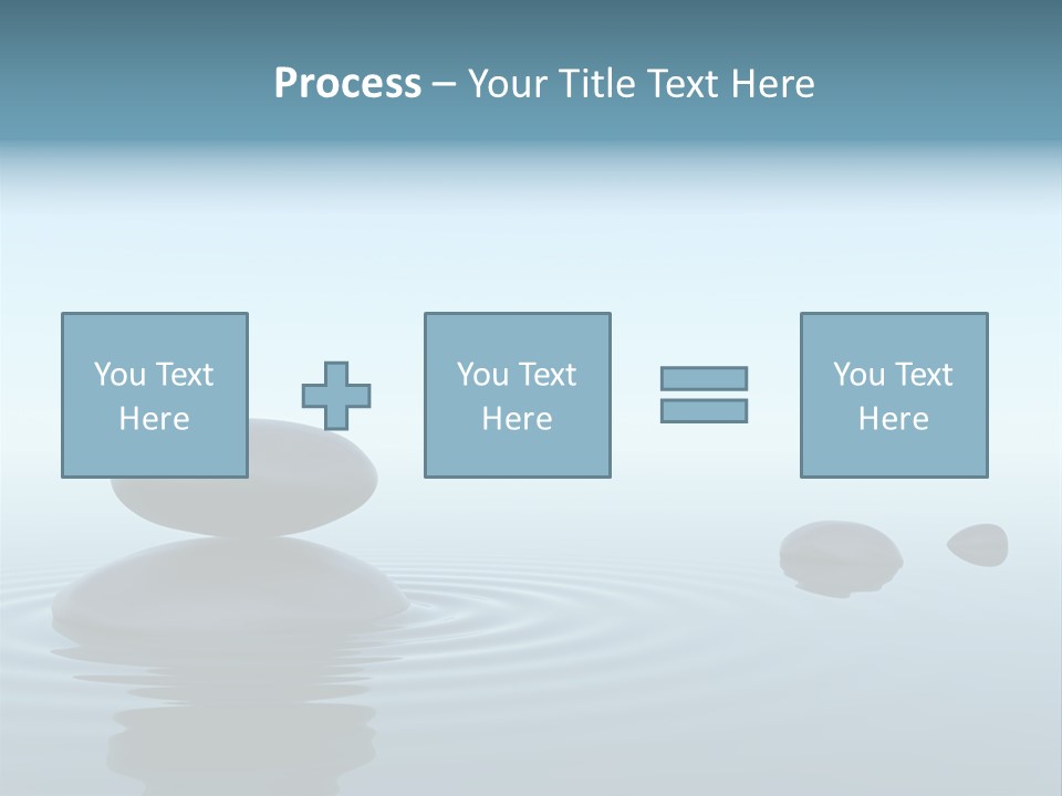 Meditation Reflection Water PowerPoint Template