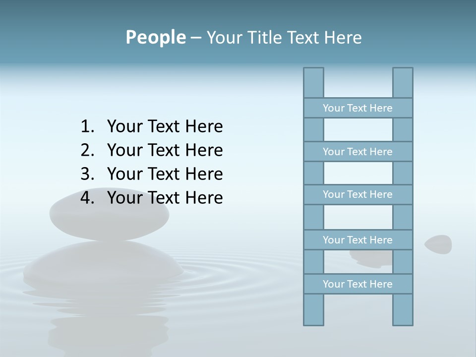 Meditation Reflection Water PowerPoint Template