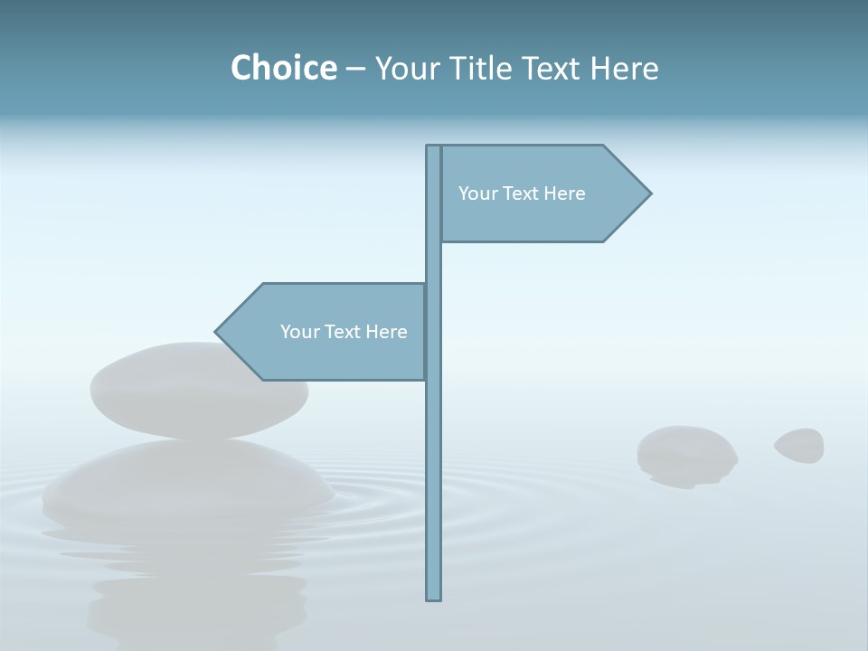Meditation Reflection Water PowerPoint Template