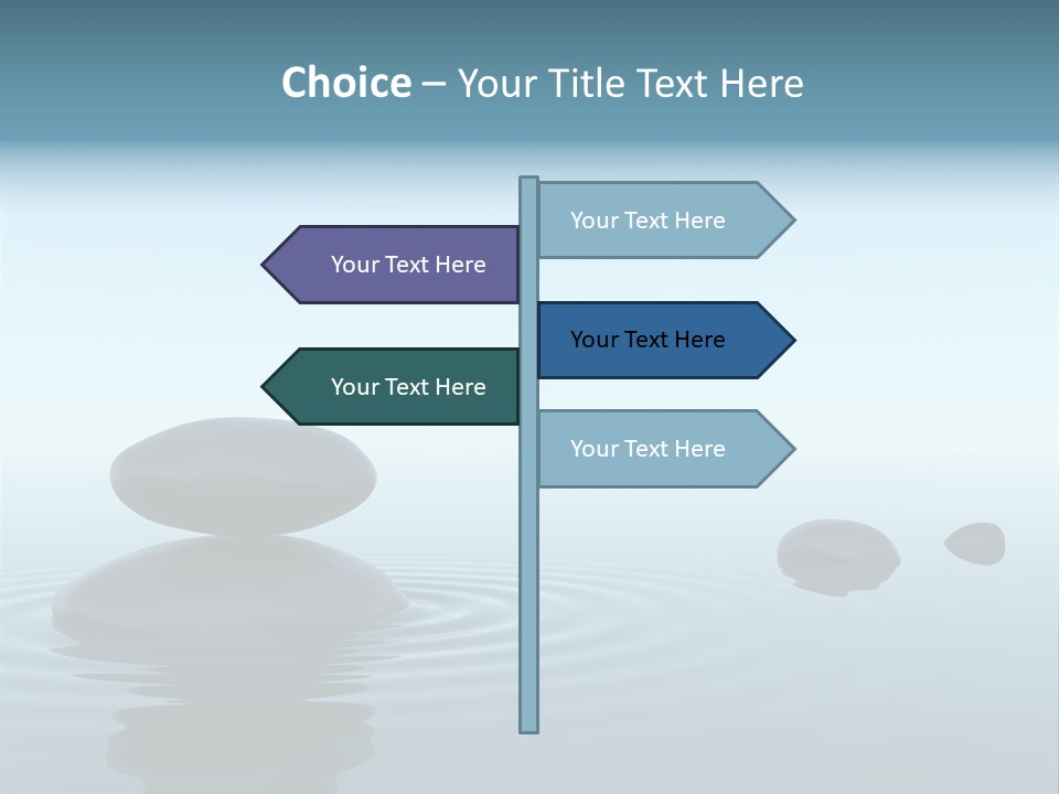Meditation Reflection Water PowerPoint Template