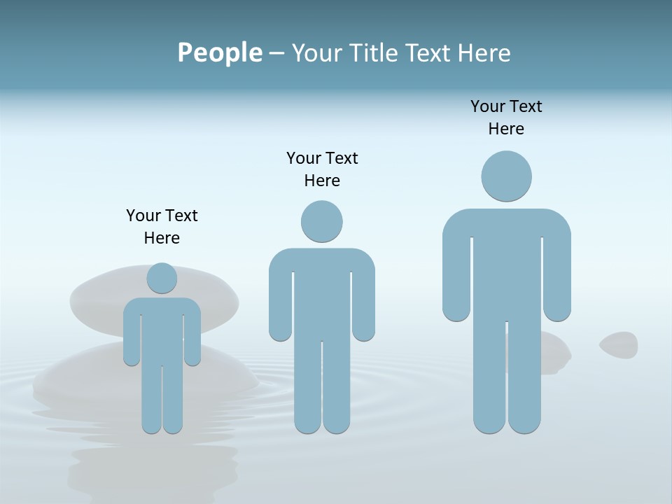 Meditation Reflection Water PowerPoint Template