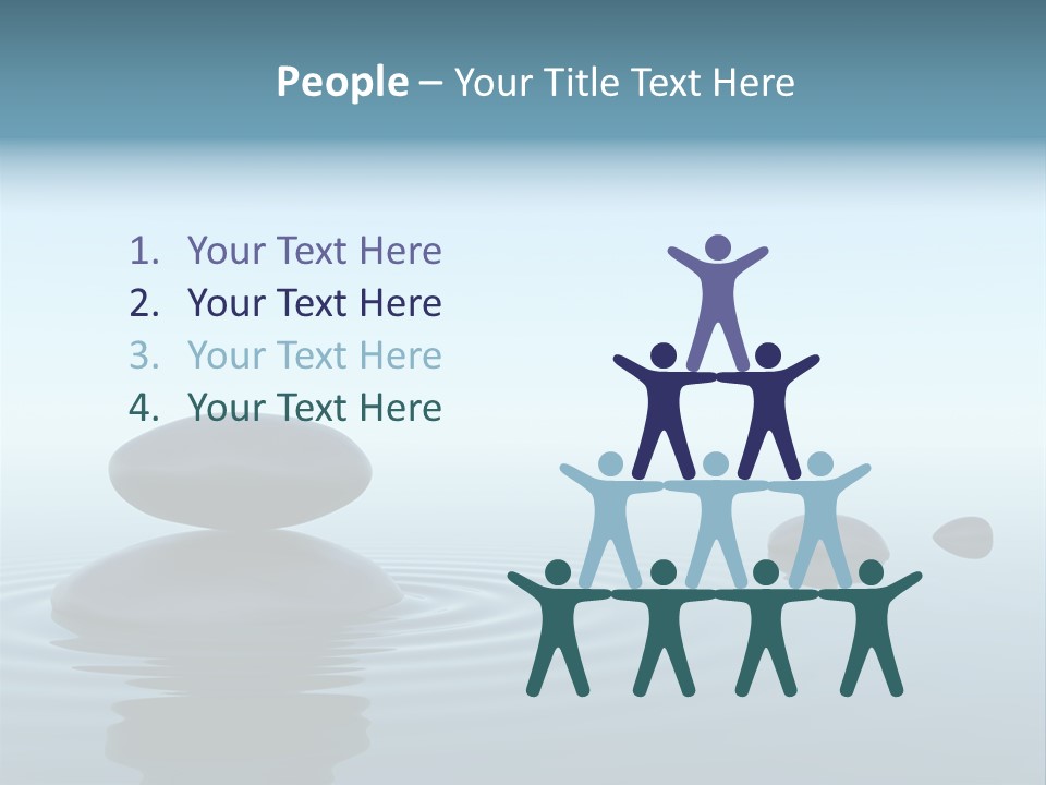 Meditation Reflection Water PowerPoint Template