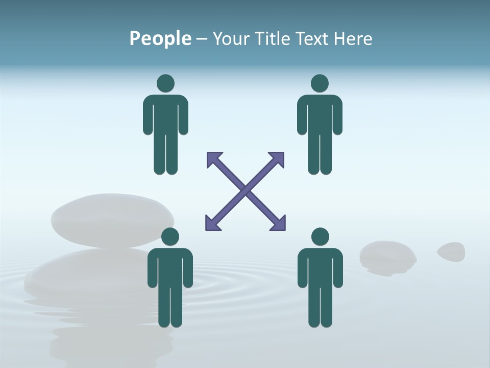 Meditation Reflection Water PowerPoint Template