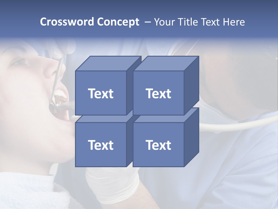 A Man Getting His Teeth Checked By A Dentist PowerPoint Template