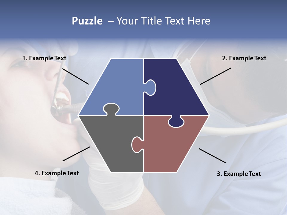 A Man Getting His Teeth Checked By A Dentist PowerPoint Template