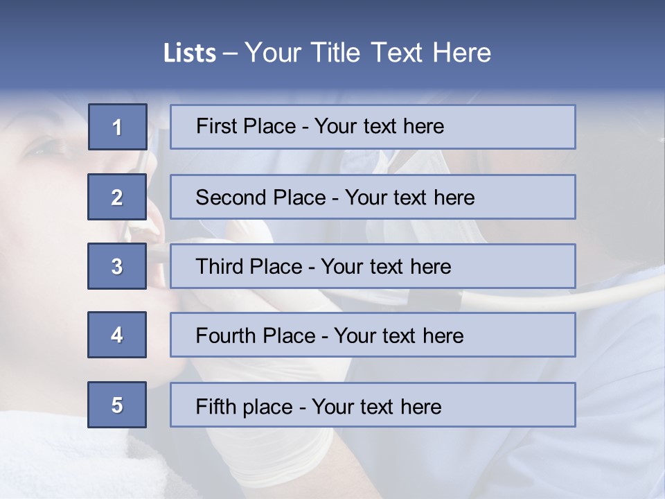 A Man Getting His Teeth Checked By A Dentist PowerPoint Template
