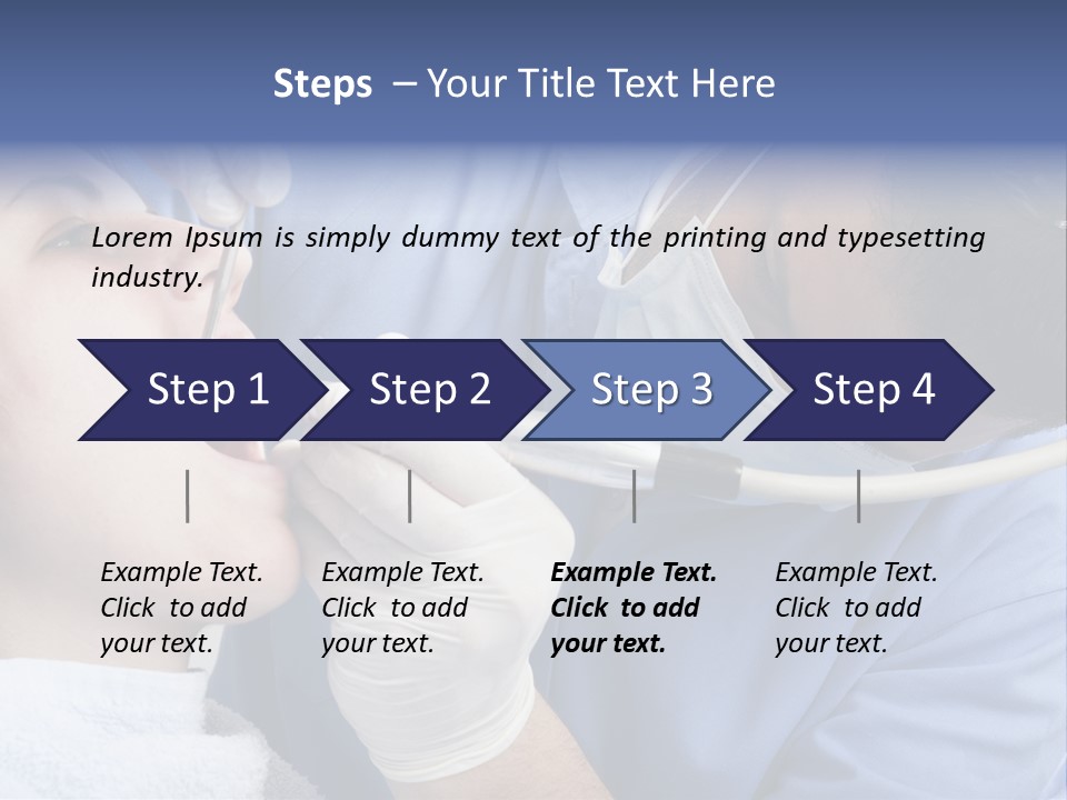 A Man Getting His Teeth Checked By A Dentist PowerPoint Template