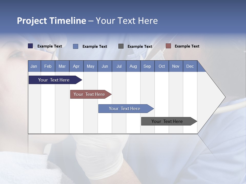 A Man Getting His Teeth Checked By A Dentist PowerPoint Template