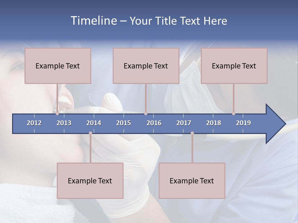 A Man Getting His Teeth Checked By A Dentist PowerPoint Template