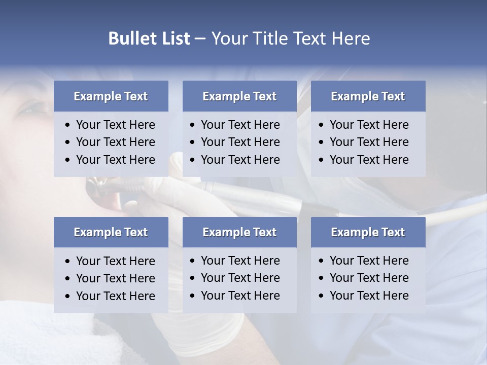 A Man Getting His Teeth Checked By A Dentist PowerPoint Template