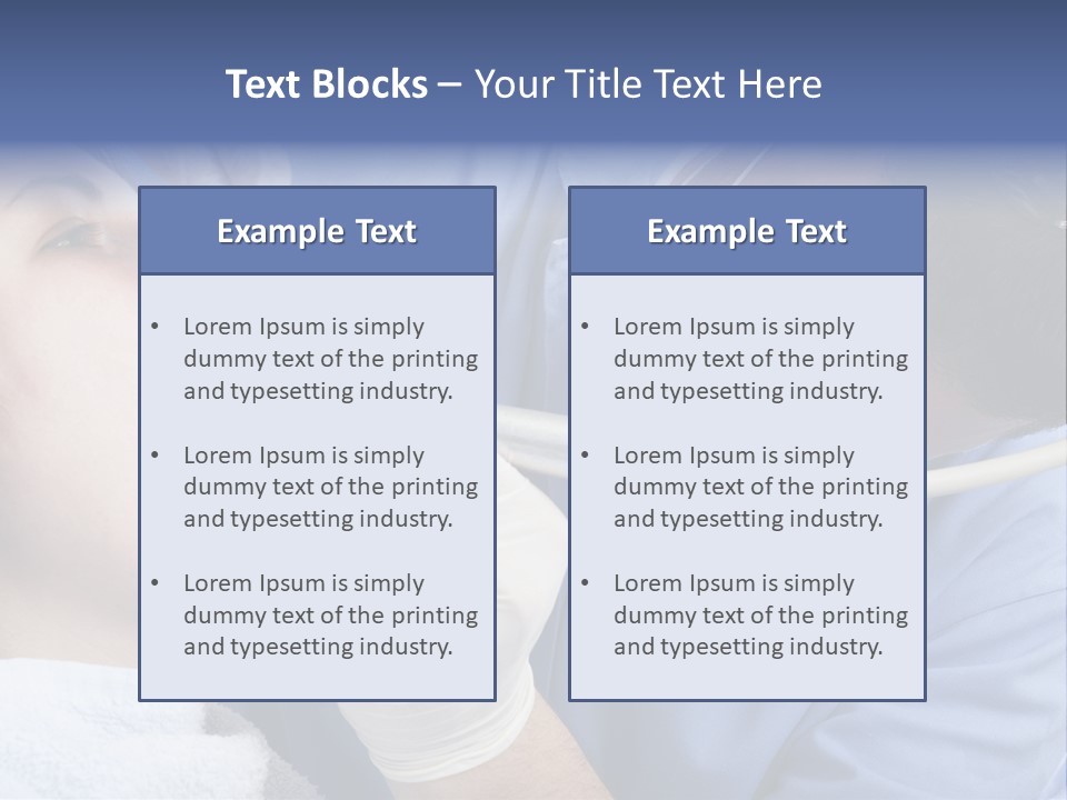 A Man Getting His Teeth Checked By A Dentist PowerPoint Template