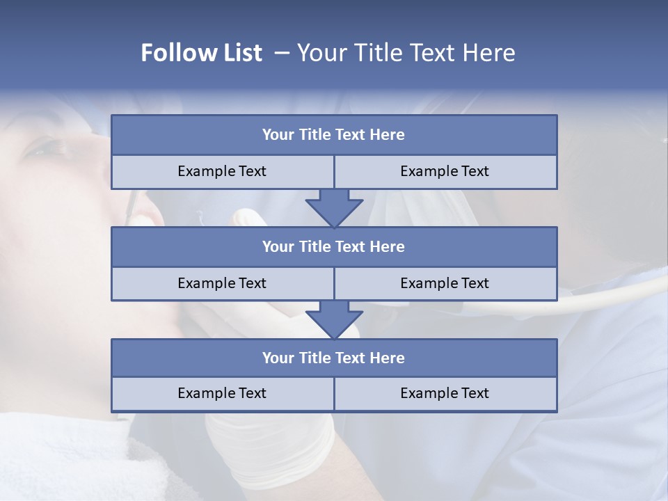 A Man Getting His Teeth Checked By A Dentist PowerPoint Template