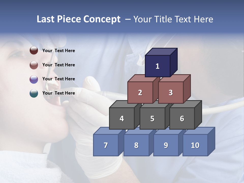 A Man Getting His Teeth Checked By A Dentist PowerPoint Template